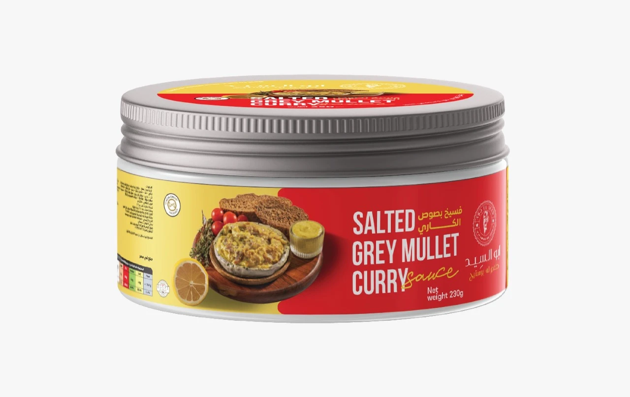 salted  grey mullet curry sauce
